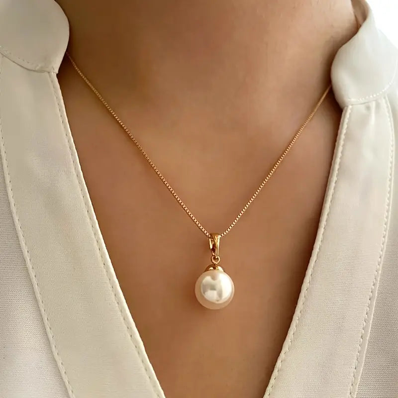 Elegantná súprava perlového náhrdelníka