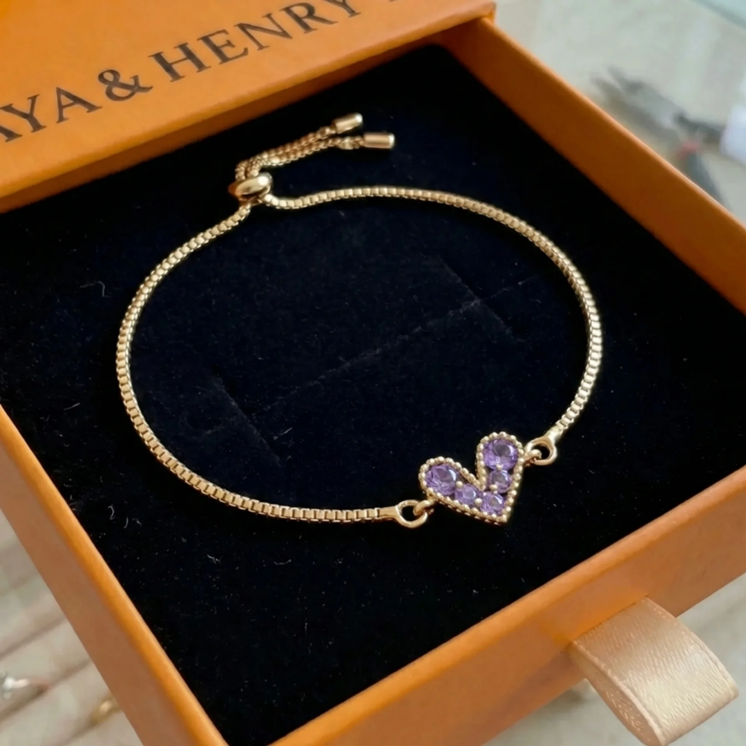Auksinė „Lilac Love“ apyrankė