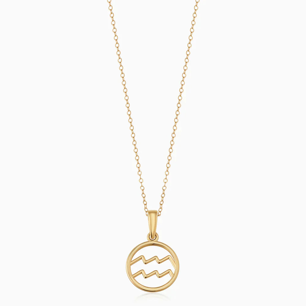 Zlatý náhrdelník so znamením zodiaku