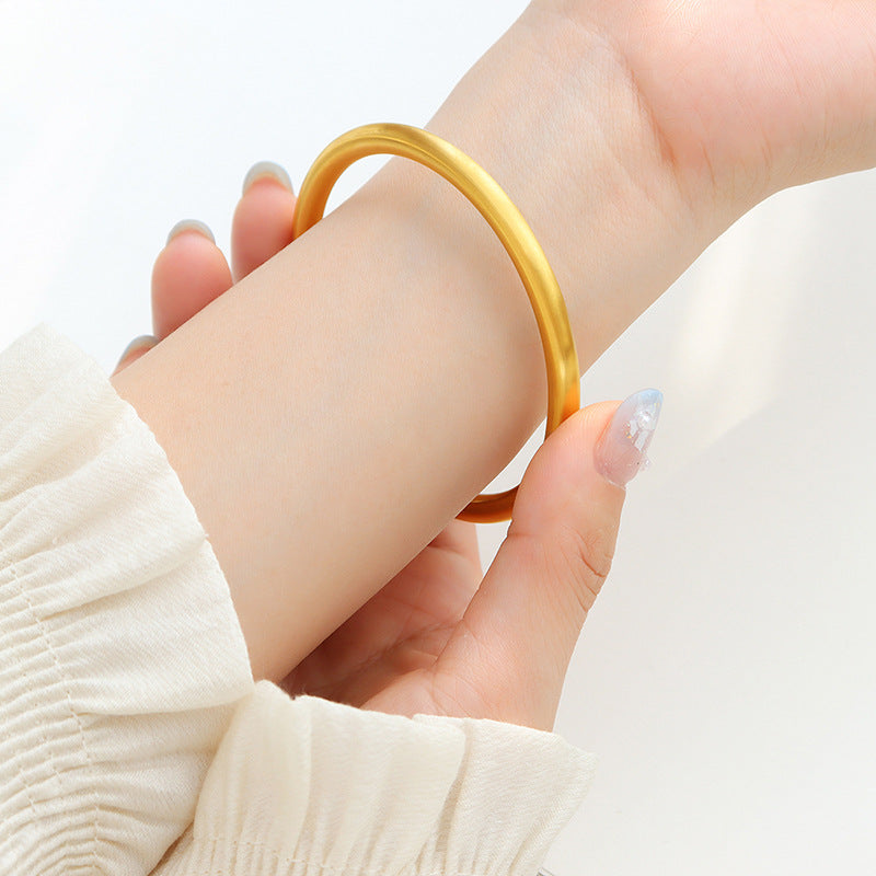 Vivace minimalistinis auksinis bangle