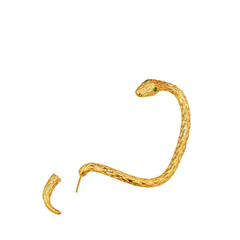 Slytherin earcuff auskarai