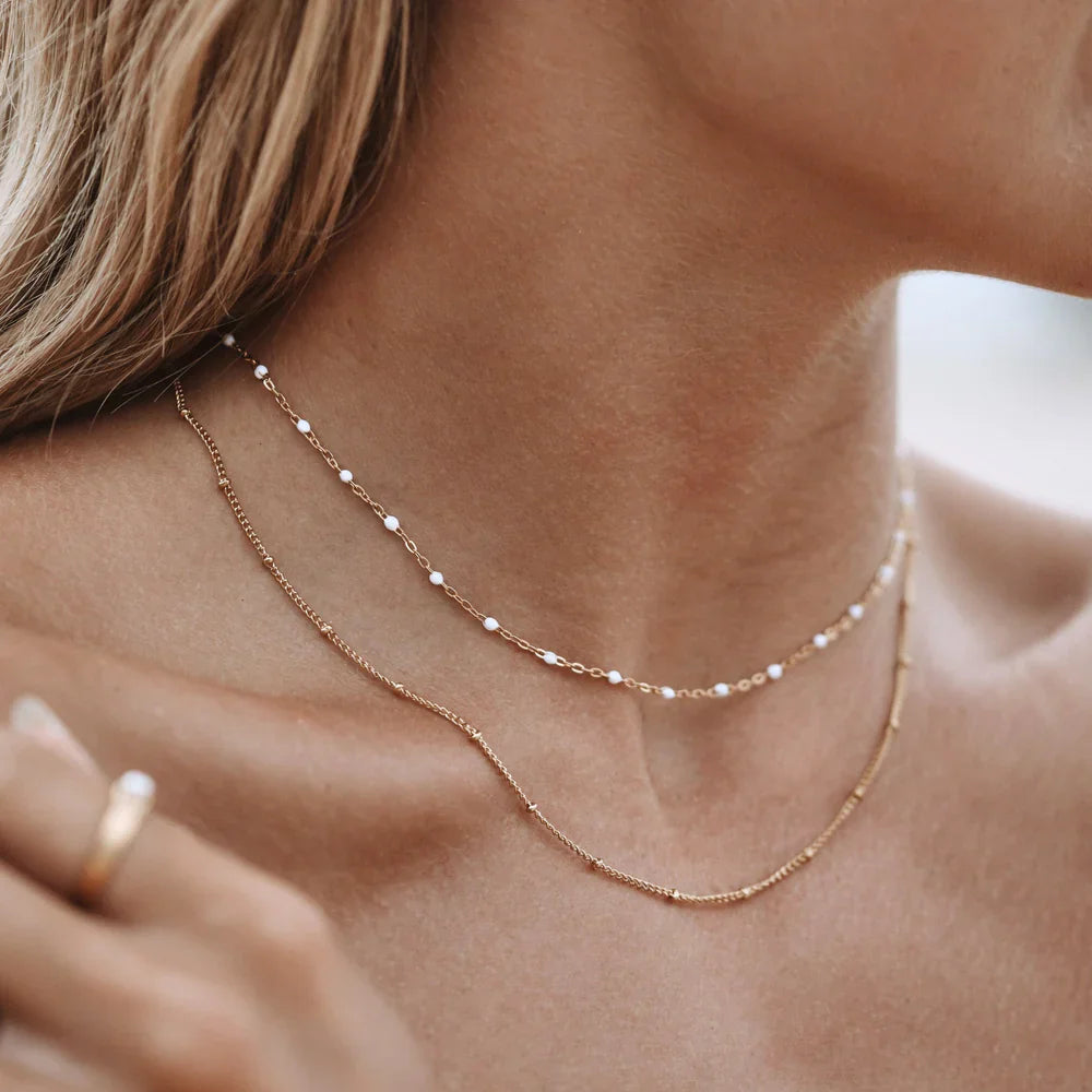 Dvojitý perlový chocker Celeste