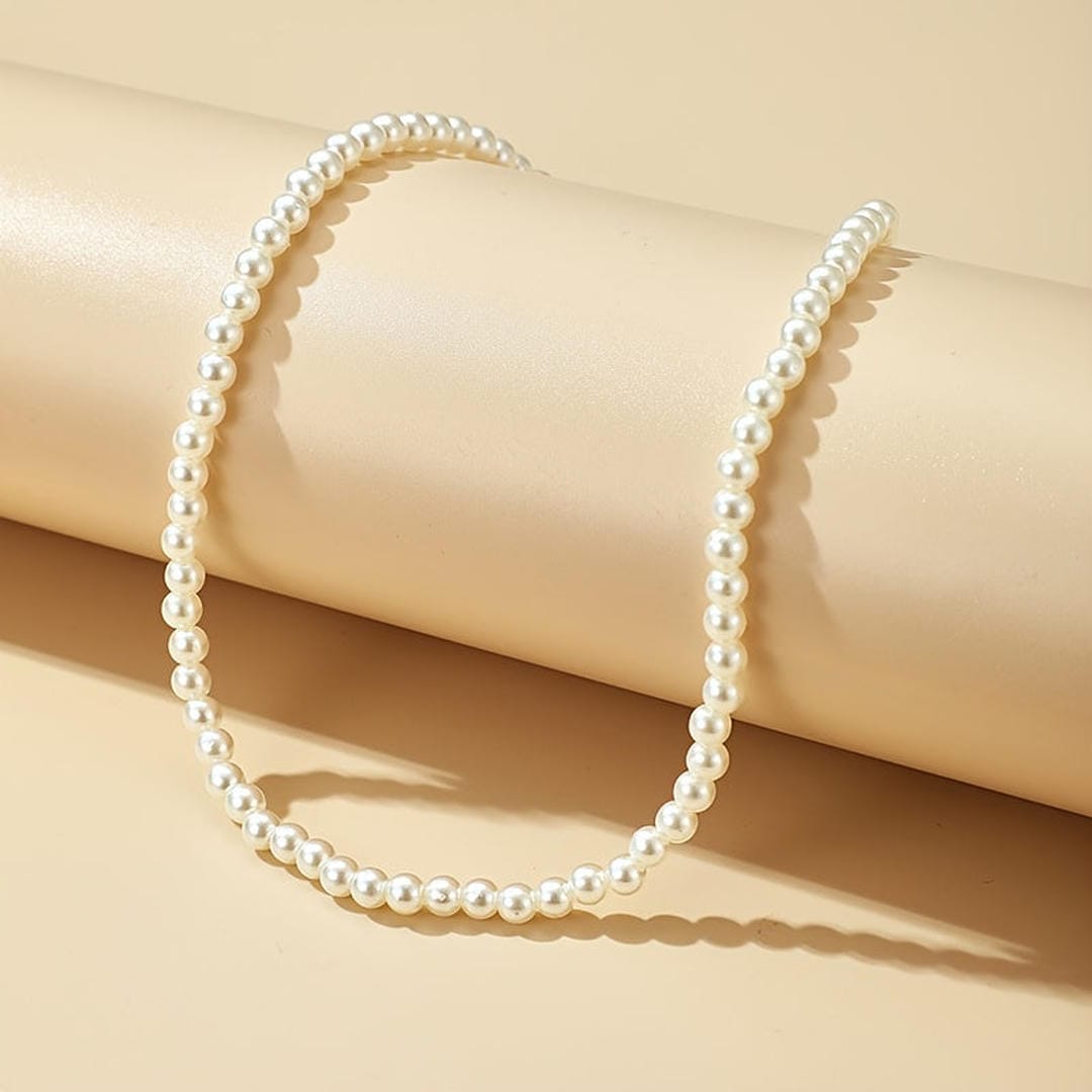 Boho elegantný perlový náhrdelník