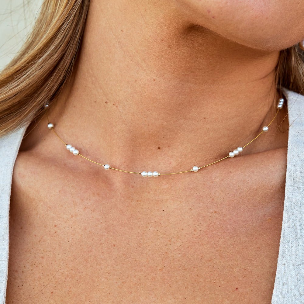 Perlový choker „Gigi“
