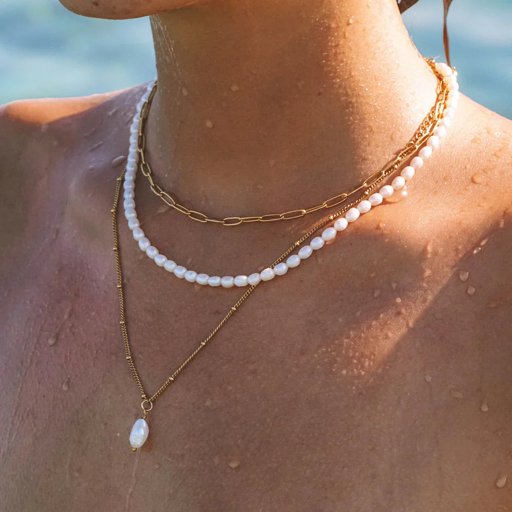 Zlatý retiazkový choker Solana