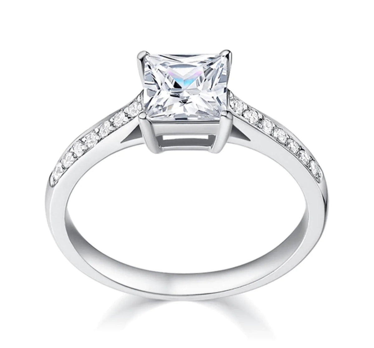 Prsteň Caliope princess cut