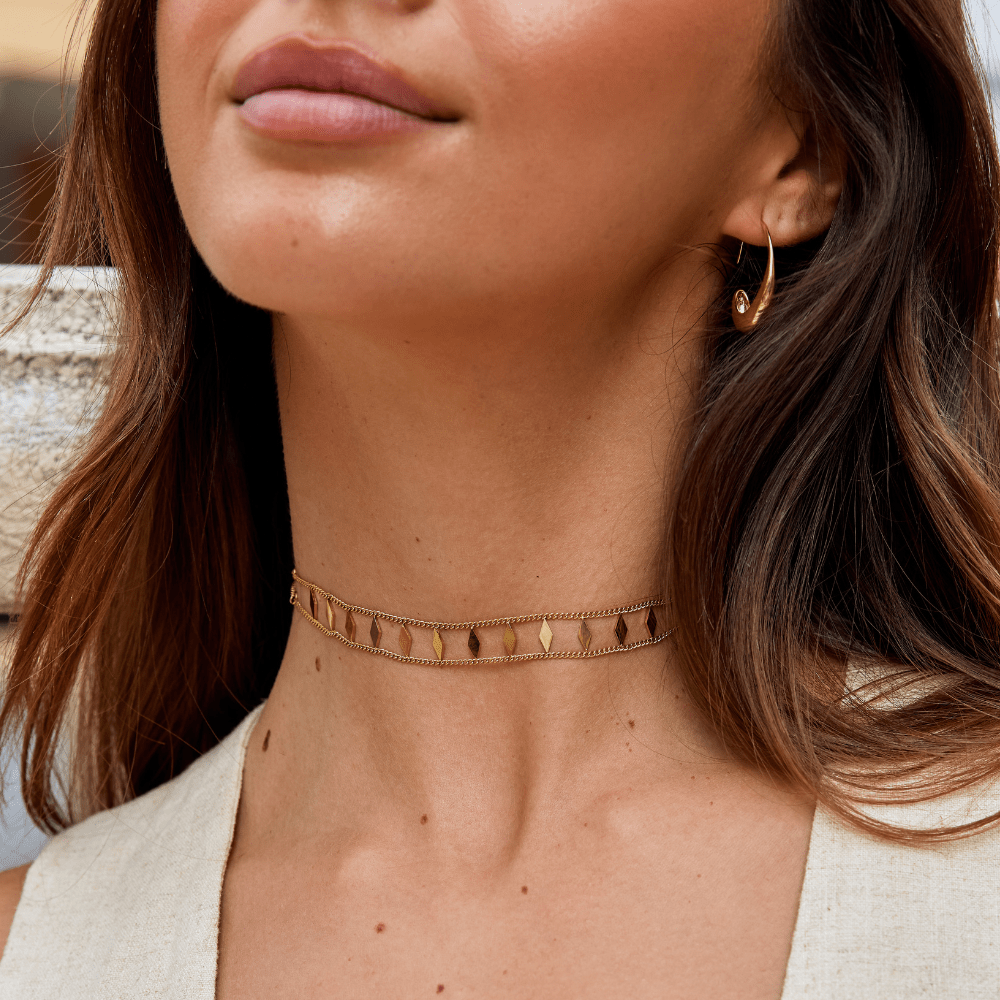 Auksinis chokeris „Zara“