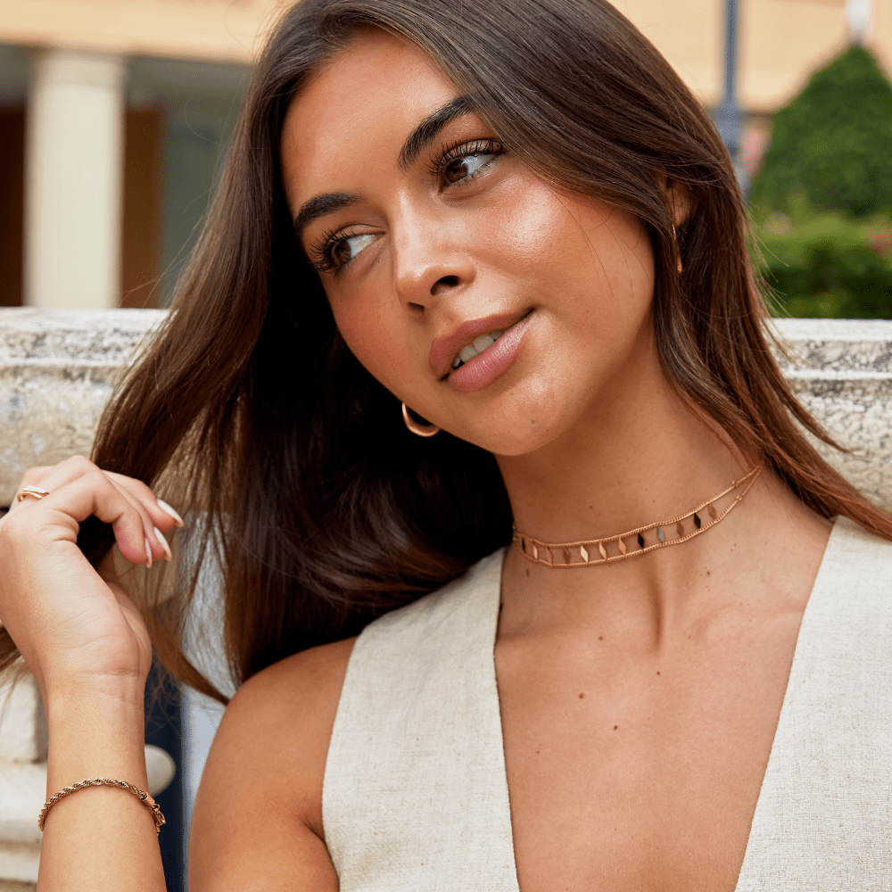 Auksinis chokeris „Zara“